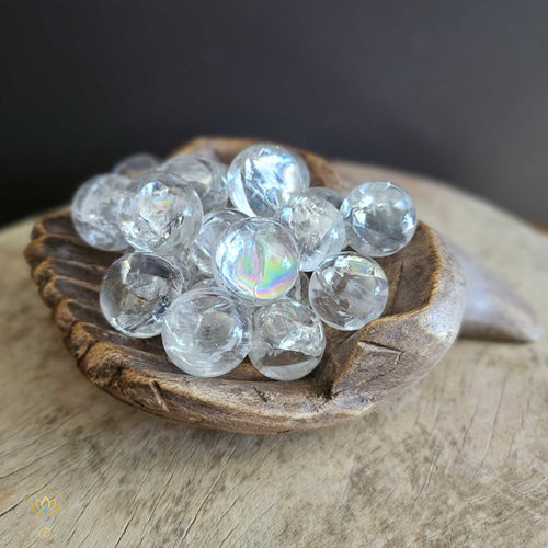 Clear Quartz Rainbow Spheres