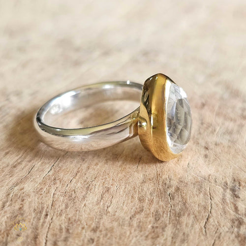 Clear Quartz Ring | Amplification Of Truth