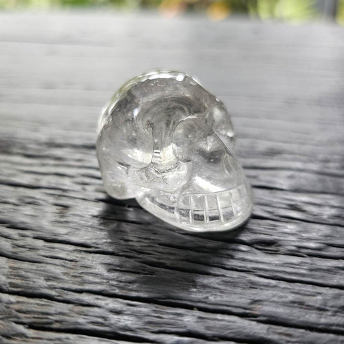 Clear Quartz Skull | Celestial Guardian