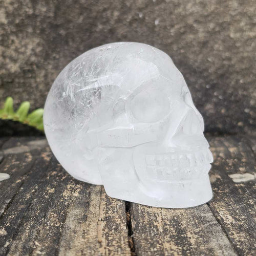 Clear Quartz Skull | Guardian of Transparency 447gms