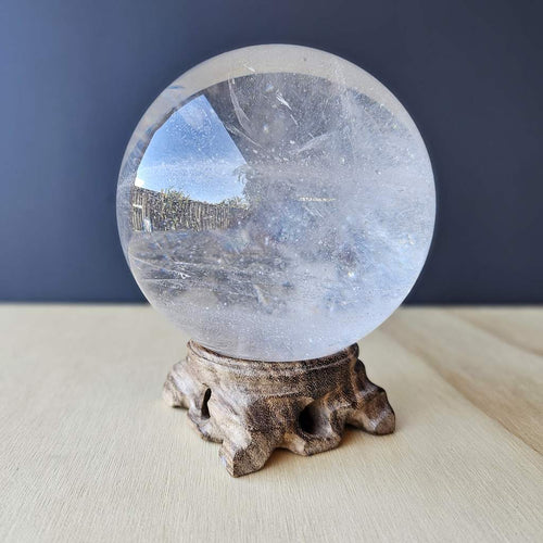 Clear Quartz Sphere | Rainbow Light Activator