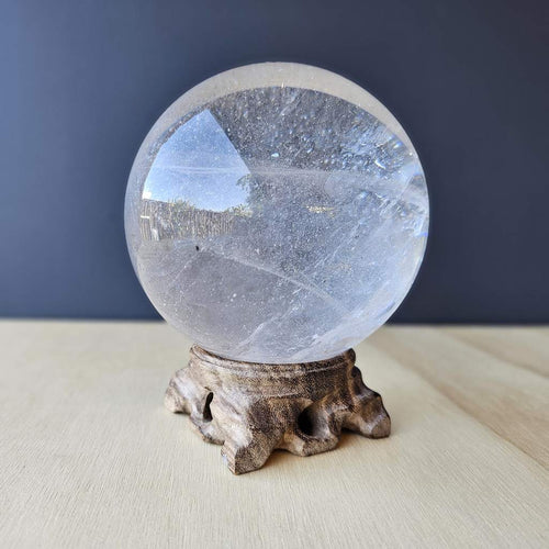 Clear Quartz Sphere | Rainbow Light Activator