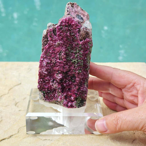Cobaltoan Calcite & Malachite Specimen | 724gms