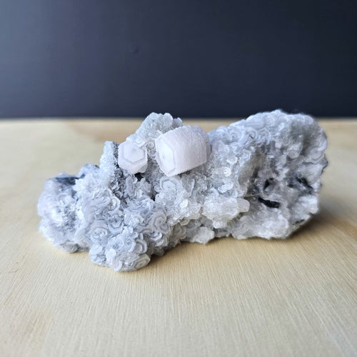 Coin Calcite and Quartz Specimen | Invest In Clarity. Collect In Light.