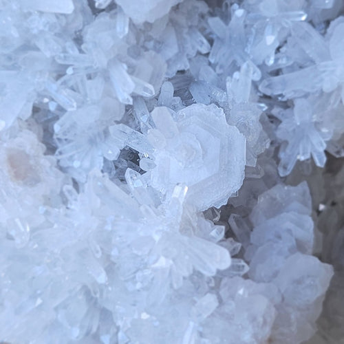 Coin Calcite and Quartz Specimen | Stacked Intention