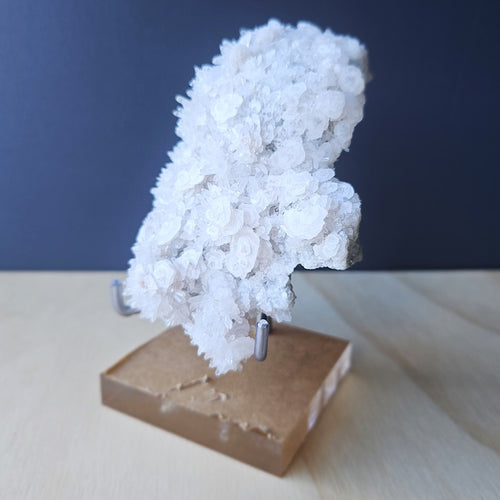 Coin Calcite and Quartz Specimen | Stacked Intention