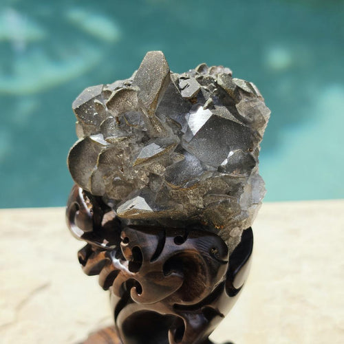 Collector Grade Benz Calcite With Chalcopyrite | Custom Stand 526gms