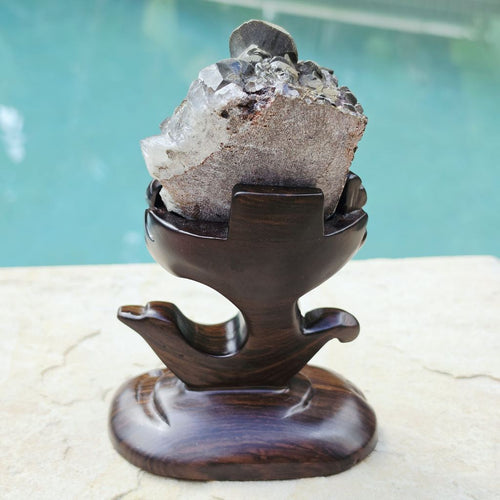 Collector Grade Benz Calcite With Chalcopyrite | Custom Stand 526gms