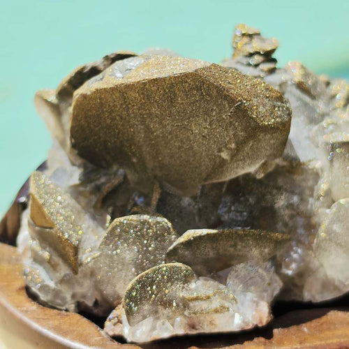 Collector Grade Benz Calcite With Chalcopyrite | Custom Stand 752gms