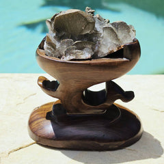 Collector Grade Benz Calcite With Chalcopyrite | Custom Stand 752gms