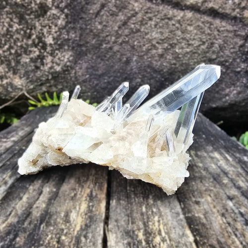 Columbian Quartz Cluster | Blue Rutile Sprays Of Energy