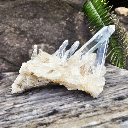 Columbian Quartz Cluster | Blue Rutile Sprays Of Energy