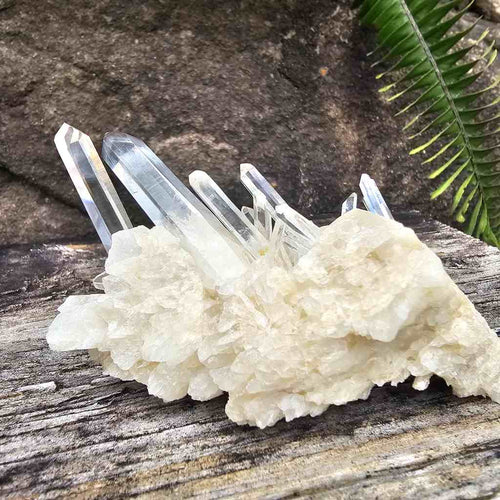 Columbian Quartz Cluster | Blue Rutile Sprays Of Energy