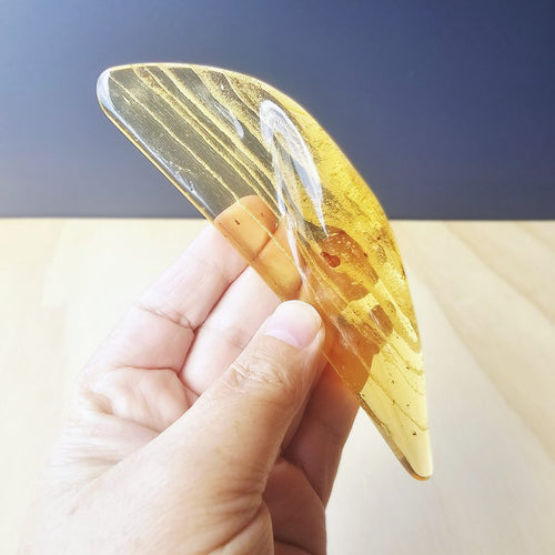 Copal Amber Specimen | Golden Waves Of Amber
