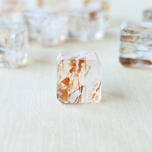 Copper & Black Rutile Cubes | Copper Threads