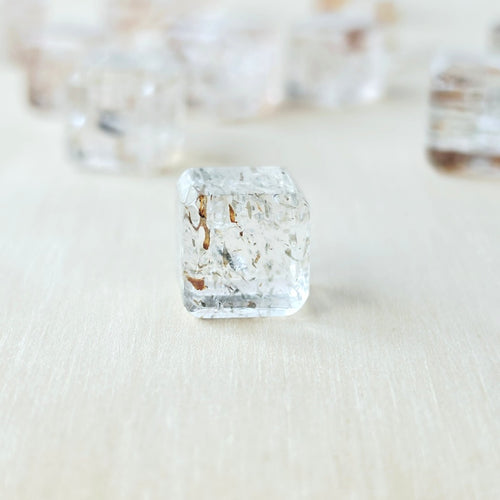 Copper & Black Rutile Cubes | Copper Threads