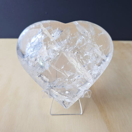 Crystal Clear Quartz Heart | Lucid Love