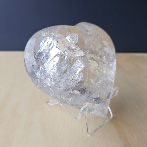 Crystal Clear Quartz Heart | Lucid Love