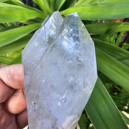 DT Twin Point Lemurian Quartz | Rainbow Ascension