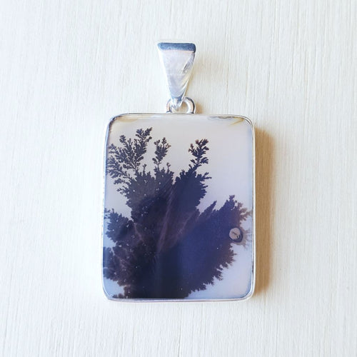 Dendritic Agate Pendant | Earthen Muse