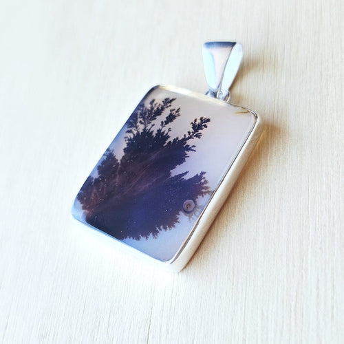 Dendritic Agate Pendant | Earthen Muse
