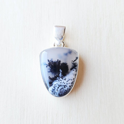 Dendritic Agate Pendant | Whispering Branches