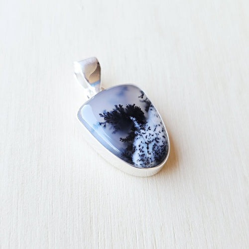 Dendritic Agate Pendant | Whispering Branches