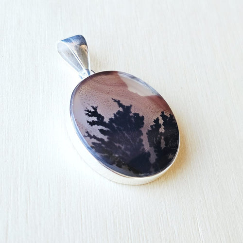 Dendritic Agate Pendant | Whispering Branches