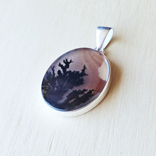 Dendritic Agate Pendant | Whispering Branches