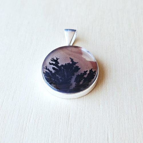 Dendritic Agate Pendant | Whispering Branches
