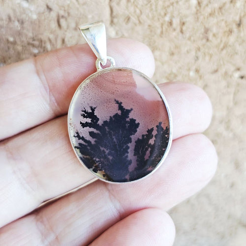 Dendritic Agate Pendant | Whispering Branches