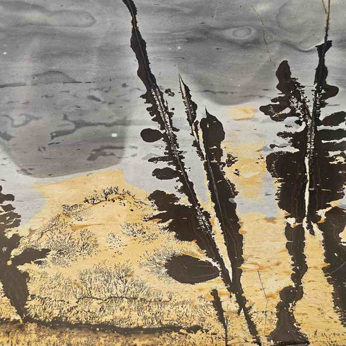 Dendritic Limestone Freeform | Desert Script