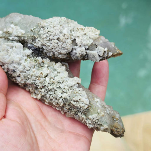 Double Terminated Quartz with Fluorite & Dolomite  | Xianghualing, China