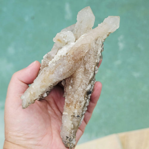 Double Terminated Quartz with Fluorite & Dolomite  | Xianghualing, China