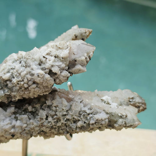Double Terminated Quartz with Fluorite & Dolomite  | Xianghualing, China