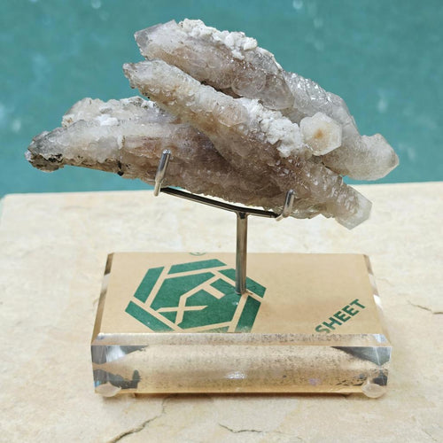 Double Terminated Quartz with Fluorite & Dolomite  | Xianghualing, China