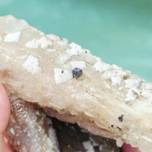 Double Terminated Quartz with Fluorite & Dolomite  | Xianghualing, China