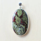 Dragon Blood Jasper Pendant | Heart Of The dragon