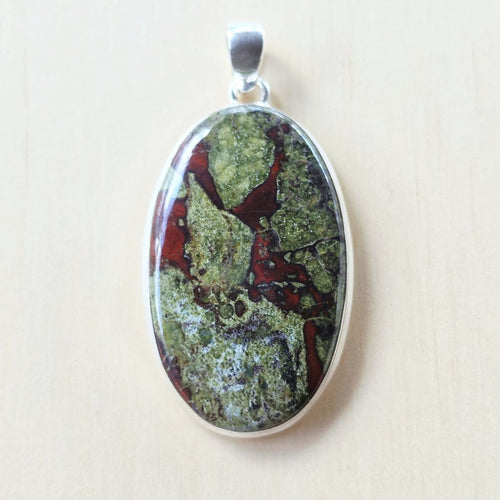 Dragon Blood Jasper Pendant | Heart Of The dragon