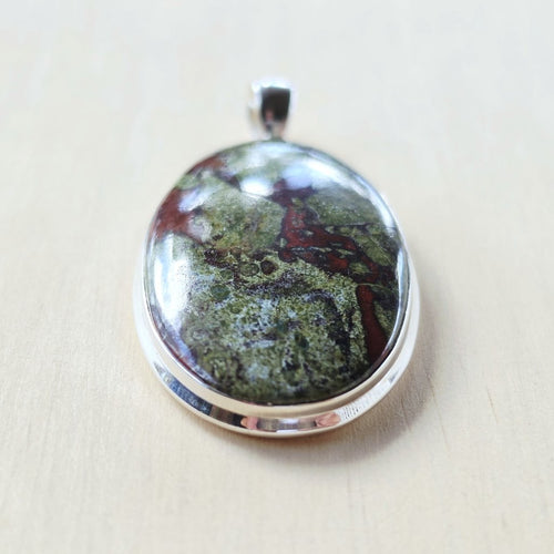 Dragon Blood Jasper Pendant | Heart Of The dragon