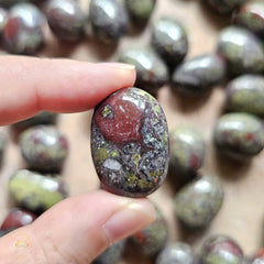 Dragon Blood Jasper Tumbled Stones