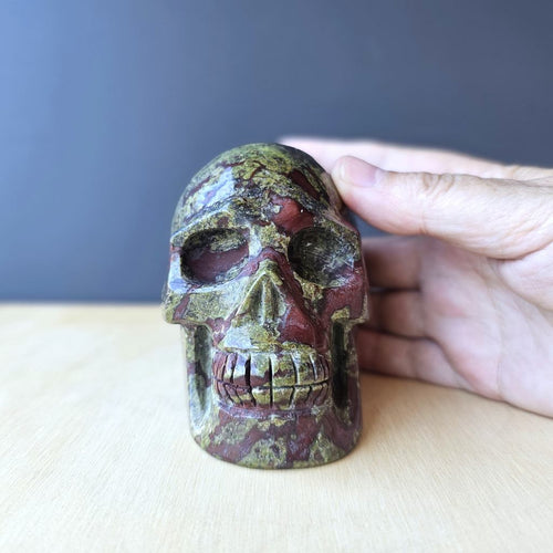 Dragon Bloodstone Skull | The Dragon Sentinel