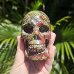 Dragon Bloodstone Skull | The Dragon Sentinel