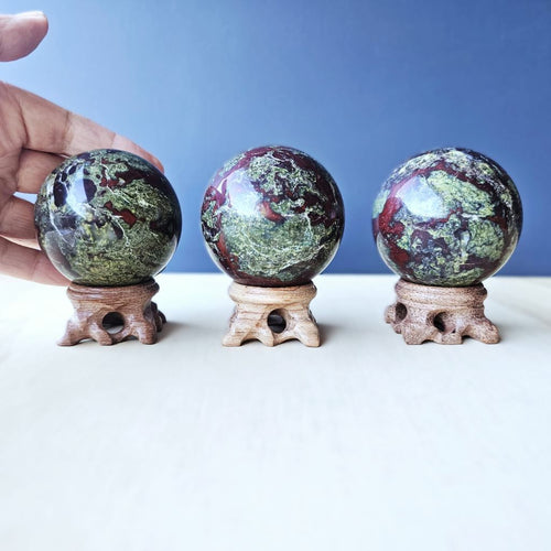 Dragon Bloodstone Spheres | The Crimson Core