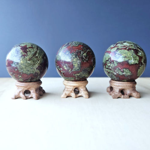 Dragon Bloodstone Spheres | The Crimson Core