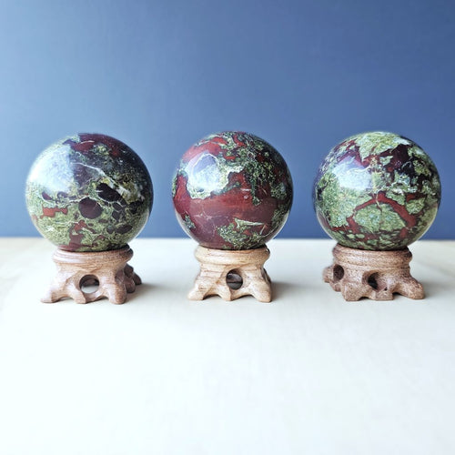 Dragon Bloodstone Spheres | The Crimson Core