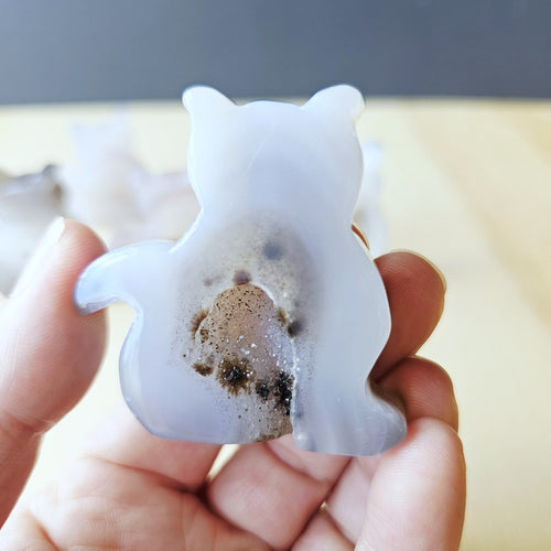 Druzy Agate Cat | Mystic Agate Familiars