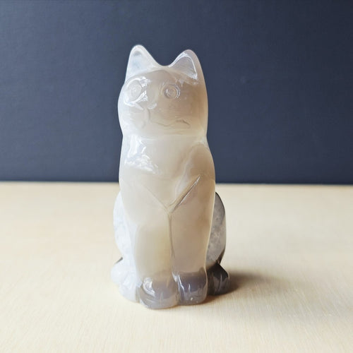 Druzy Agate Cat | Mystic Whiskers 132gms