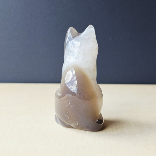 Druzy Agate Cat | Mystic Whiskers 132gms