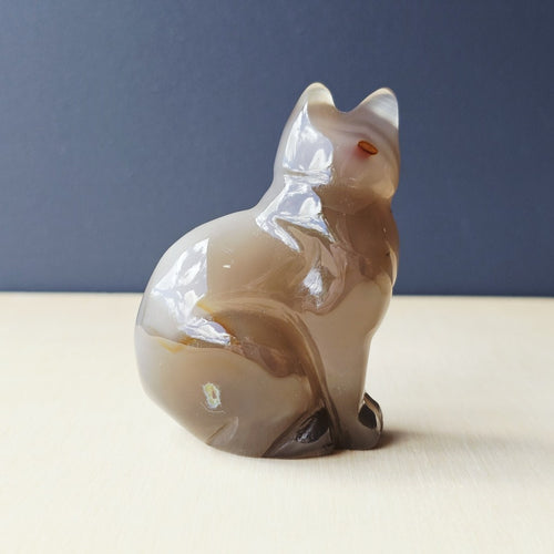 Druzy Agate Cat | Mystic Whiskers 161gms